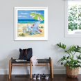 thumbnail image 3 of Art.com 5 o'clock Beach II Art Print by Paul Brent, White Frame Wall Art, 38" x 38", 3 of 5