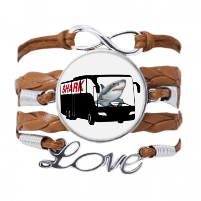 Pulsera de cuero Negro trenzado pulsera de cuerda de amor Unbranded M