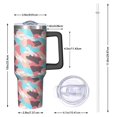 thumbnail image 2 of Camouflage 40oz Tumbler– Stainless Steel Insulated Tumbler with Handle and Straw, Large Capacity Travel Cup for Hot & Cold Drinks, 2 of 6