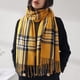 thumbnail image 5 of Bufanda cálida de otoño e invierno, bufanda de cachemira dulce para mujer, bufanda a cuadros mediana y larga, 5 of 6