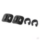 thumbnail image 1 of Carcasa de adhesiva de 4 partes / guías de manguera con clips en C Accesorios negros, 1 of 9