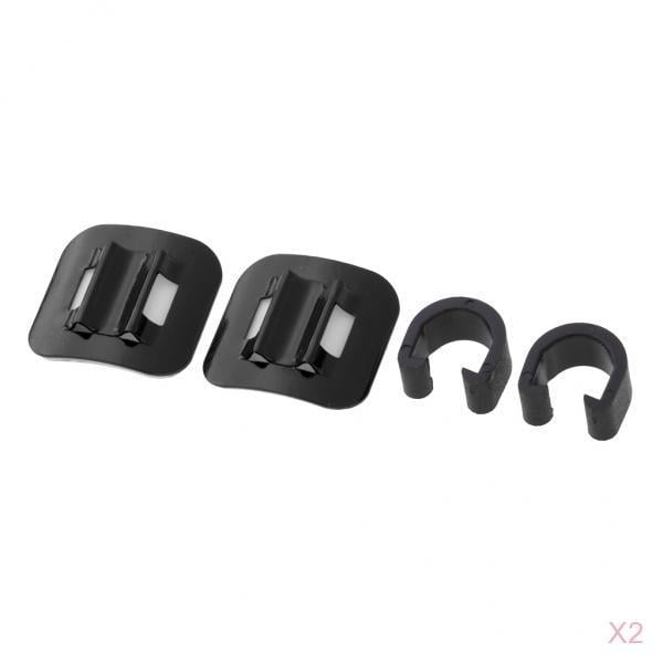 2x 2 piezas de soporte de tubo de línea icicleta de montaña Clip de sujeción de tubo de línea icicleta accesorio de conversión de asiento Zulema Clip de fijación de línea de freno de bicicleta