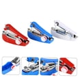 thumbnail image 3 of Phenofice 3Pcs Mini Sewing Machine for Beginners Tension Adjustment Portable Stitching Red White Blue, 3 of 8
