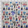 thumbnail image 4 of oneOone Viscose Chiffon Beige Fabric Cactus Sewing Fabric By The Yard Printed Diy Clothing Sewing Supplies 42 Inch Wide-X8, 4 of 6