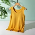 thumbnail image 1 of UPPADA Womens Crewneck Tank Tops Summer Sleeveless Scoop Neck Tees Solid Color Basic Slim Fitted Cami Shirts Womens Tank Tops Camisole Top Built In Bra Adjustable Straps,Clearance on sale, 1 of 6