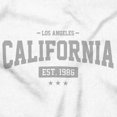 thumbnail image 2 of Varsity California Los Angeles 1986 Womens Slim Fit Graphic Tee Brisco Brands S, 2 of 5