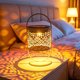 thumbnail image 4 of Solar-Powered Iron Art Hollow-Out Hanging Lamp Outdoor Waterproof Garden Decor Ambient Light Courtyard Hanging Lamp, 4 of 6