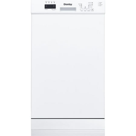 Danby DDW18D1EW 18  Wide Built-in Dishwasher in White