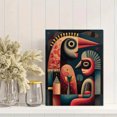 thumbnail image 2 of Qisvanset Otter Hibiscus Flower Canvas Print 12x16 Inch Kitchen Art, 2 of 8
