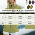thumbnail image 3 of Vetsdori Heart Print Sweatshirts for Women Holiday Zipper Green Water Proof Hooded Windbreaker Outdoor Zip Up Womens Hoodie Pocket, 3 of 8