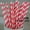 Custom Rose Striped, variant on Disposable biodegradable paper straw Colorful Party Event Drinking Straws Flexible Large Straight Tube Straw Bar Accessories 6*197mm