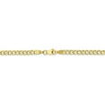 thumbnail image 3 of 10K Yellow Gold chain Curb 7 in 3.35 mm 3.35mm Semi-Solid Link, 3 of 4