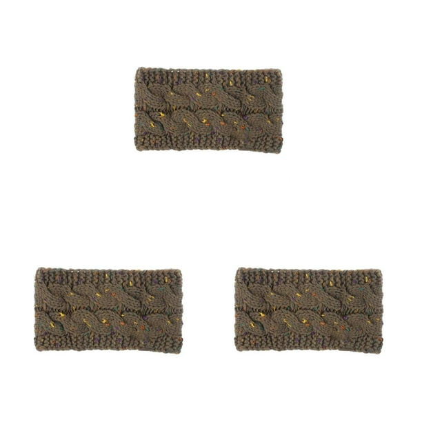 Qarigey Diademas de punto, protección para la cabeza elástica cálida para invierno, calentador de orejas Universal, diadema, suministros de accesorios Type1 NO1 Qarigey CBP264094