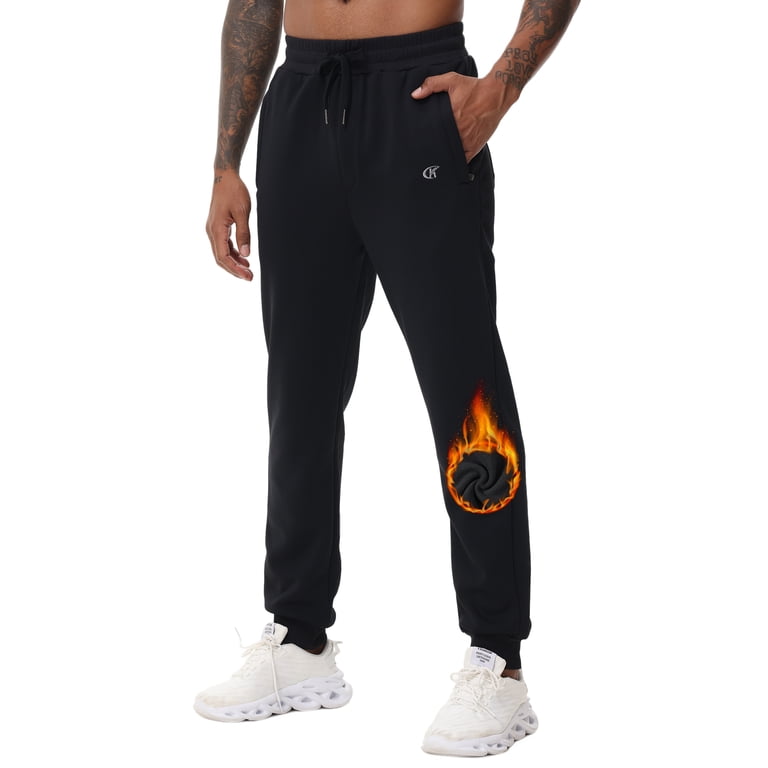 NEIKU Men's Winter Fleece Sherpa Lined Sweatpants photo 5