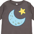 thumbnail image 4 of Inktastic Moon and Star Boys or Girls Long Sleeve Toddler T-Shirt, 4 of 5
