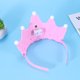 thumbnail image 2 of KAKOWELY Diadema de tela no tejida con purpurina para bebé, niña, niño, fiesta, accesorio para el cabello, para baby shower, banquete (rosa), 2 of 4