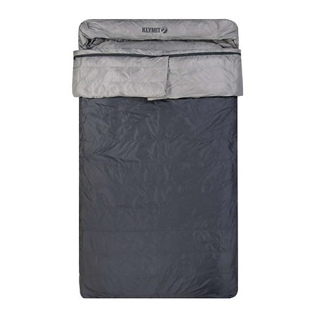 UPC: 0846647005677 | Klymit KSB Three-Season Down Hybrid (30deg) Double Sleeping Bag  82x46in  Grey