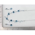 thumbnail image 5 of Faship Gorgeous Aqua Premium Rhinestone Crystal Floral Necklace Earrings Set, 5 of 5