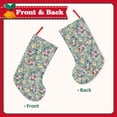thumbnail image 2 of Lsque Rose Flowers Pattern 18 Inch Christmas Stockings, Festive Holiday Stocking for Christmas Decorations Holiday Decor, 2 of 8