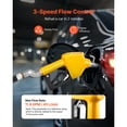 thumbnail image 4 of KFFKFF 3/4-Inch NPT Automatic Fuel Nozzle, Max Flow Rate 11.8 GPM, Auto Shut-Off Gas Pump Nozzle with 3-Speed Trigger Lock & 0.78 in (OD=20 mm) Spout for Gasoline, Diesel, Kerosene, Yellow, 4 of 9