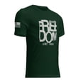 thumbnail image 3 of FREEDOM ISN'T FREE - Short sleeve t-shirt (Emerald Triblend, XL), 3 of 4