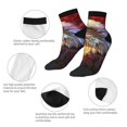 thumbnail image 5 of Pofeuu Geometric American Bald Eagle Print 30cm Socks, Adult Running Hiking Socks for Youth and Adult, 5 of 7