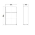 thumbnail image 5 of Tvilum Sign Adjustable 3 Shelf Bookcase for Adults, Matte Grey, 5 of 14
