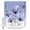 MediumPurple SlateBlue, variant on Small Stall Shower Curtain 36x72 Inch Narrow Half Size Tulip Butterfly Bath Curtains Bathroom Decor Vintage Spring Botanical Flowers Floral Waterproof Fabric Shower Curtain Set with Hooks 36 Inch