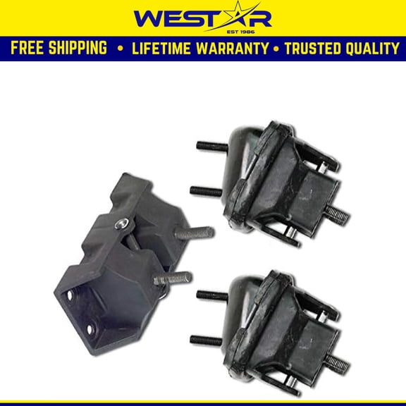 Fits 1998-2004 Chrysler Concorde/1999-2004 300M 3.2L 3.5L Motor & Trans Mount Set
