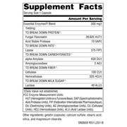 Source Naturals Daily Essential Enzymes, Digestive Aid*, 500 mg - 60 Capsules