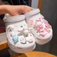 thumbnail image 3 of Sanrio-Juego de accesorios para zapatos, juego de hebillas, Hello Kitty, Kuromi, Cinnamoroll, Melody, Kawaii, LED, regalo DIY, 7-8 piezas por juego, 3 of 4
