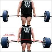Valor Fitness Olympic Deadlift Bar – Max Weight 1200lbs - 45lb - 90.5 in - 27 mm- Heavy Duty Powerlifting Strongman Gym Equipment Meets IPF Standards