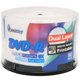 thumbnail image 1 of Smart Buy Paquete De 50 Dvd+R Dl 8,5 Gb 8X Dvd Plus R Doble Capa Imprimible Inyección De Tinta Blanca Datos En Blanco Medios Grabables 50 Discos Eje, 1 of 2