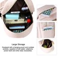 thumbnail image 4 of Girls Backpack - Girls 2 in 1 Cute Leather Backpack Shoulder Bag School Backpack Women (Beige), 4 of 5