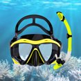 thumbnail image 1 of Gafas de natación unisex Gafas subacuáticas seguras Equipo de buceo (Amarillo), 1 of 8