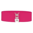 thumbnail image 2 of Segolike Wide Elastic Waist Belt for Women Ladies Cinch Belt for Blouse Jeans Dresses Pink, 2 of 8
