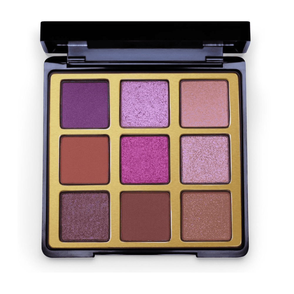 Eleman Inferno Red Hot Eyeshadow Palette - Ultra Rich Pigmented Matte, Metallic, Shimmer And Satin Shades - Vegan And Cruelty-Free Ingredients