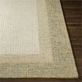 thumbnail image 4 of Surya Elena 96x120" Rectangle Modern Wool Rug in Dusty Sage Green/Cream, 4 of 6