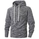 thumbnail image 2 of Dolkfu sudaderas de forro polar para hombres, sudadera sólida con cordón, casual, suelta, camisetas de pullover para hombres S, 2 of 9
