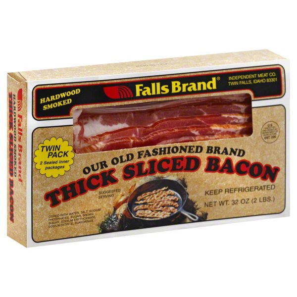 Falls Brand Thick Sliced Bacon, 32 Oz.