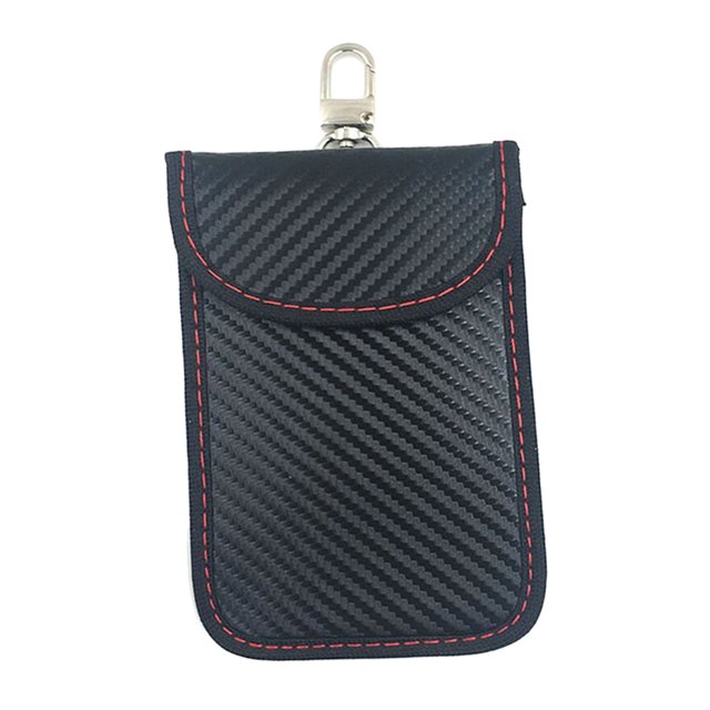 Funda De Seguridad Del Teléfono Móvil Del Bolso Del Bloque De Señal Del Bolso De Faraday De Lve Del Coche Del Cuero De Macarena Funda de bloqueo de señal RFID