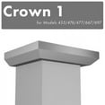 thumbnail image 6 of ZLINE Crown Molding #1 for Wall Range Hood (CM1-455/476/477/667/697), 6 of 8