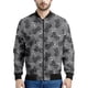 thumbnail image 2 of Chaqueta de motocicleta negra para hombre, chaqueta con cremallera estampada en 3D, chaquetas casuales deportivas de calle, camisetas para mujer, sudadera bomber para primavera y otoño, 2 of 5