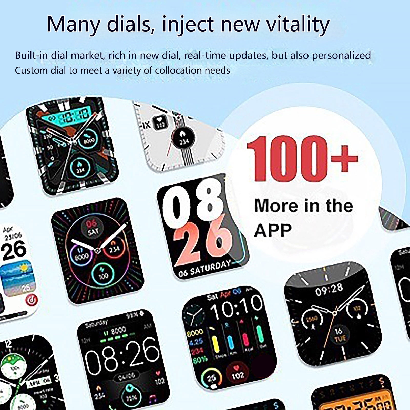 AZXY Smartwatch,Smart Watch for Android,Fitness Smart Watches,Bluetooth Sports Touchscreen Health Smart Watches for Women Men,Waterproof Fitness Trackers with Call Talk Music,White