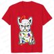 thumbnail image 1 of Camisetas divertidas de Bulldog Francés con diseño de árbol de perro, ropa femenina con gráfico de amante de los perros Y2k, ropa informal estilo Hip Hop, camisetas de manga corta, 1 of 5