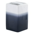 thumbnail image 5 of Mainstays 17-Piece Indigo Shibori Stripe Polyester/Ceramic Shower Curtain & Bathroom Accessory Set, Blue Print, 5 of 6