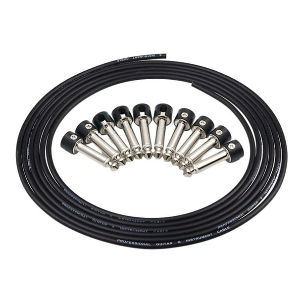 Juego de Cables de Conexión para Pedal de Guitarra Sin Soldadura Hugo Cable de conexión para pedales 3m