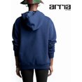 thumbnail image 5 of ARRIA by Kiss Satin-Lined Hoodie – Oversized Hoodie for Frizz Free Hair, Comfy Premium Cotton Sweatshirt, Women’s Fashion Hoodie, Fall Winter & Spring Trendy Essential Pullover (Large, Navy), 5 of 5
