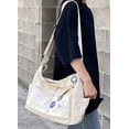 thumbnail image 2 of CoCopeaunts Women Canvas Hobo Crossbody Bag Large Shoulder Tote Bag Casual Messenger Bag with Multiple Pockets, 2 of 6