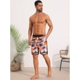 thumbnail image 5 of DARING DIVA Men's Swimming Elastic Liner Drawstring Beach Shorts with Pocket 36 Pink, 5 of 7